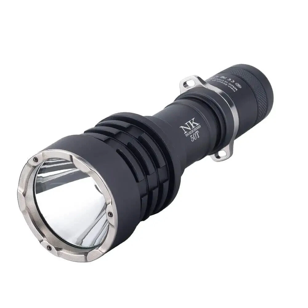 Niwalker N50T 2300LM 650M Thrower Tactical Flashlight Type-C 21700 Battery USB Rechargeable Powerful LED Torch Outdoor EDC Survical Tools