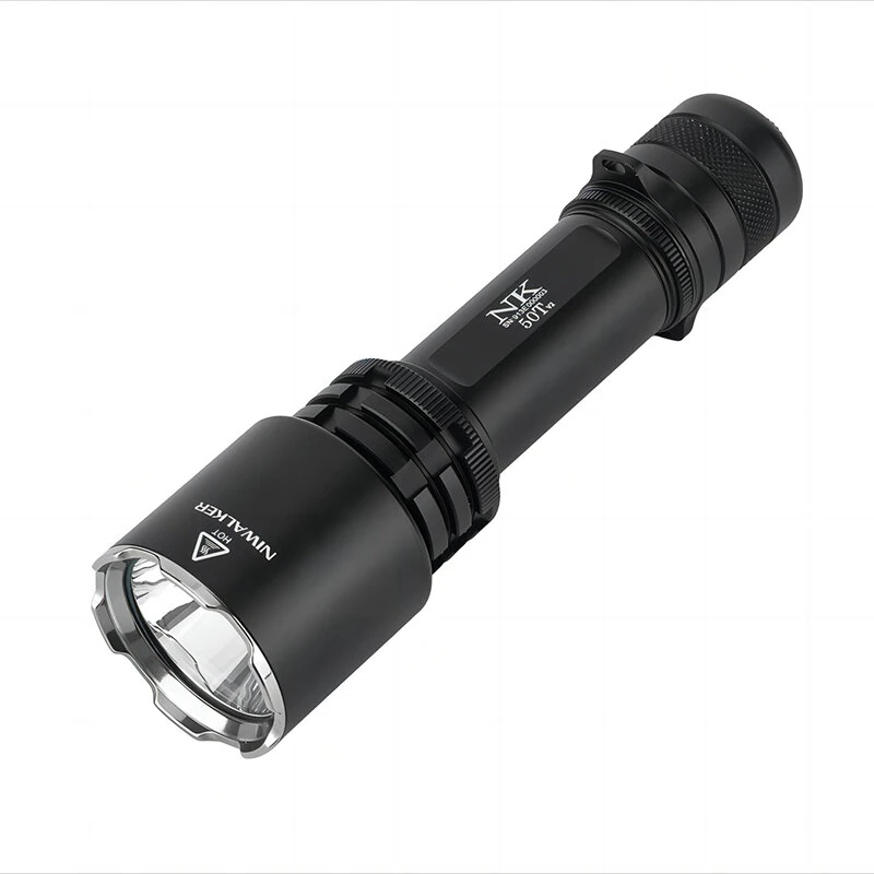 Niwalker N50T V2 2300LM 796 Meters Thrower LED Flashlight With 21700 Battery Type-C Rechargeable Professional Tactical Torch Outdoor Camping Light
