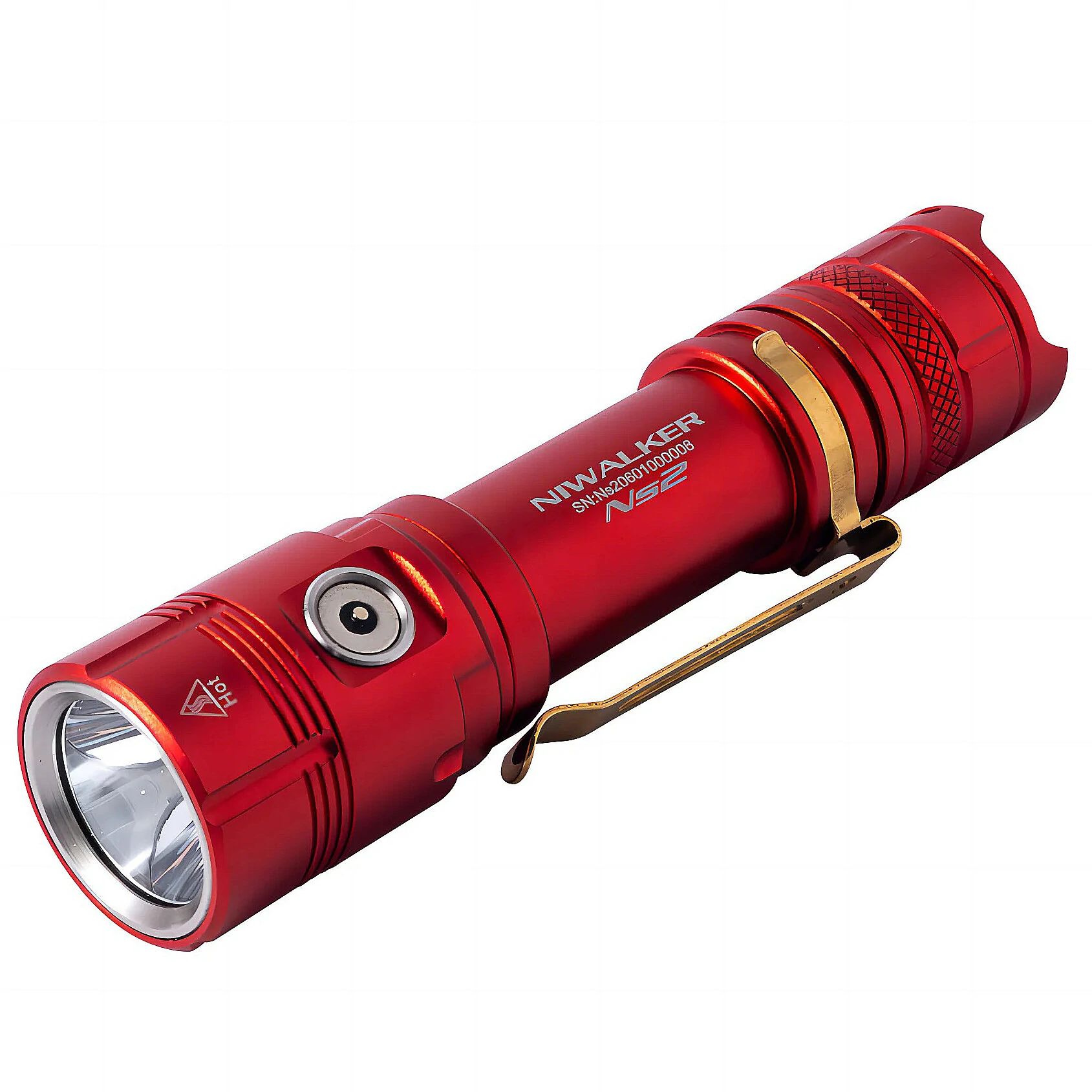Niwalker NS2 2500lumen Multifunctional Magnetic Charging EDC Flashlight IPX8 Waterproof Power by 18650 Battery Tactical Flashlight for Hiking Camping Outdoor Emergency