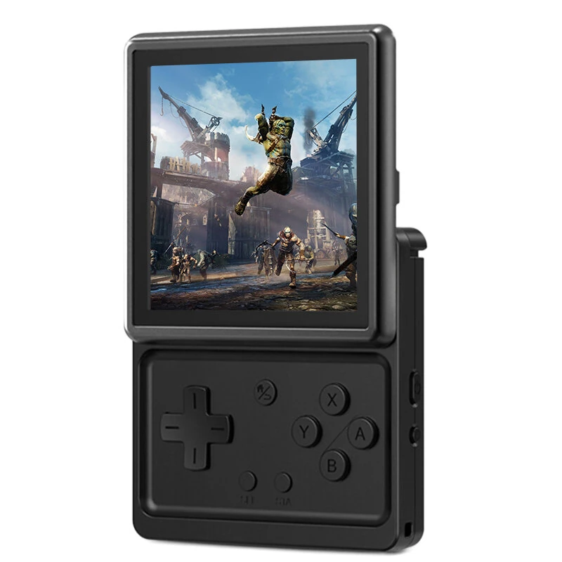 [No Card] ANBERNIC RG Rotate 3.5-inch Touchscreen Handheld Game Console Tiger T618 Octa Core Android 12 2000mAh Swivel Screen Built-in HiFi Stereo Speakers WiFi5&BT5.0 Retro Gaming Device — view 3