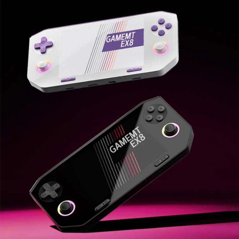 [No Card] GameMT EX8 Handheld Game Console Dual Systems 4.88-inch Screen 6GB RAM 128GB ROM Cloud Gaming 5000mAh Fan Cooling WiFi-6 bluetooth-compatible 5.2 Hall Joystick Gaming Console — view 4