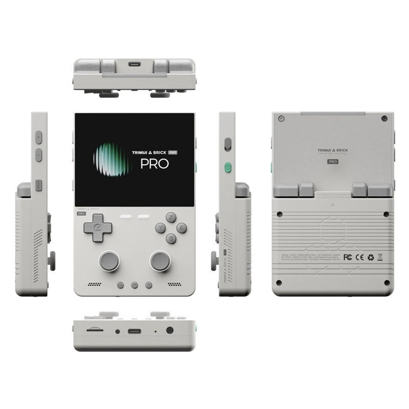 [No Card] TRIMUI Brick Pro Retro Handheld Game Console TG4040 3.95-inch IPS Screen 5000mAh Battery Dual Hall Joysticks CNC Metal Body Linux Open Source Emulator Portable Gaming Device — view 5