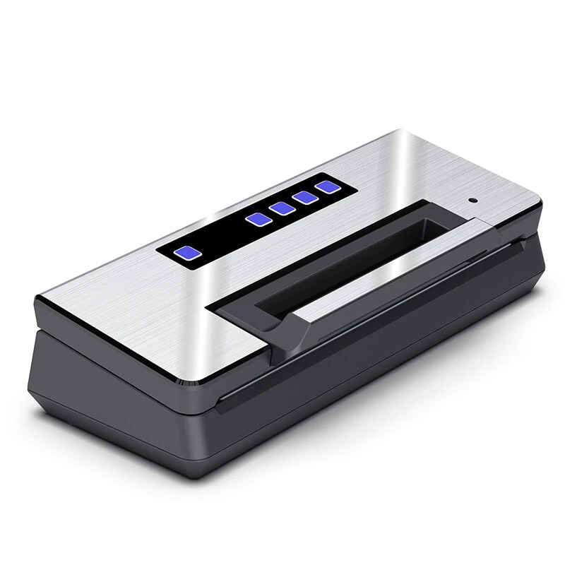 Novulife AP-28 Vacuum Sealer Machine Automatic Dry Wet Moist Food Saving with Built In Bag Trimmer and Bag Roll Storage External Suction for Home Commercial Use — view 3