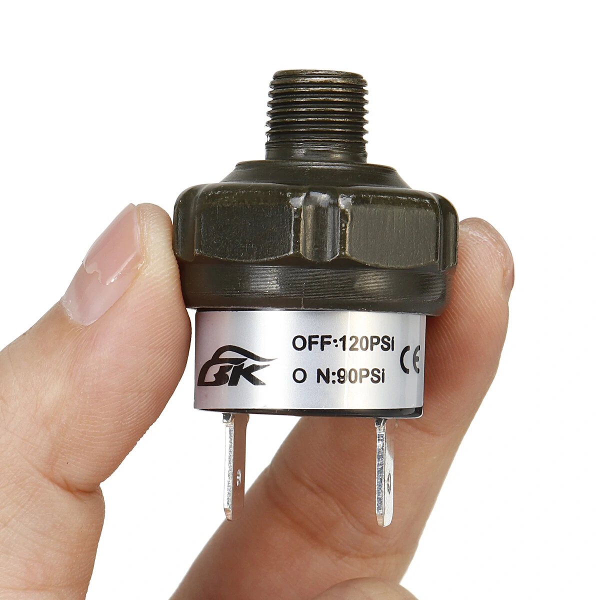 NPT1/8inch Air Valve Compressor Tank Pressure Control Switch 70 90 100 120 150 180psi 12V — view 4