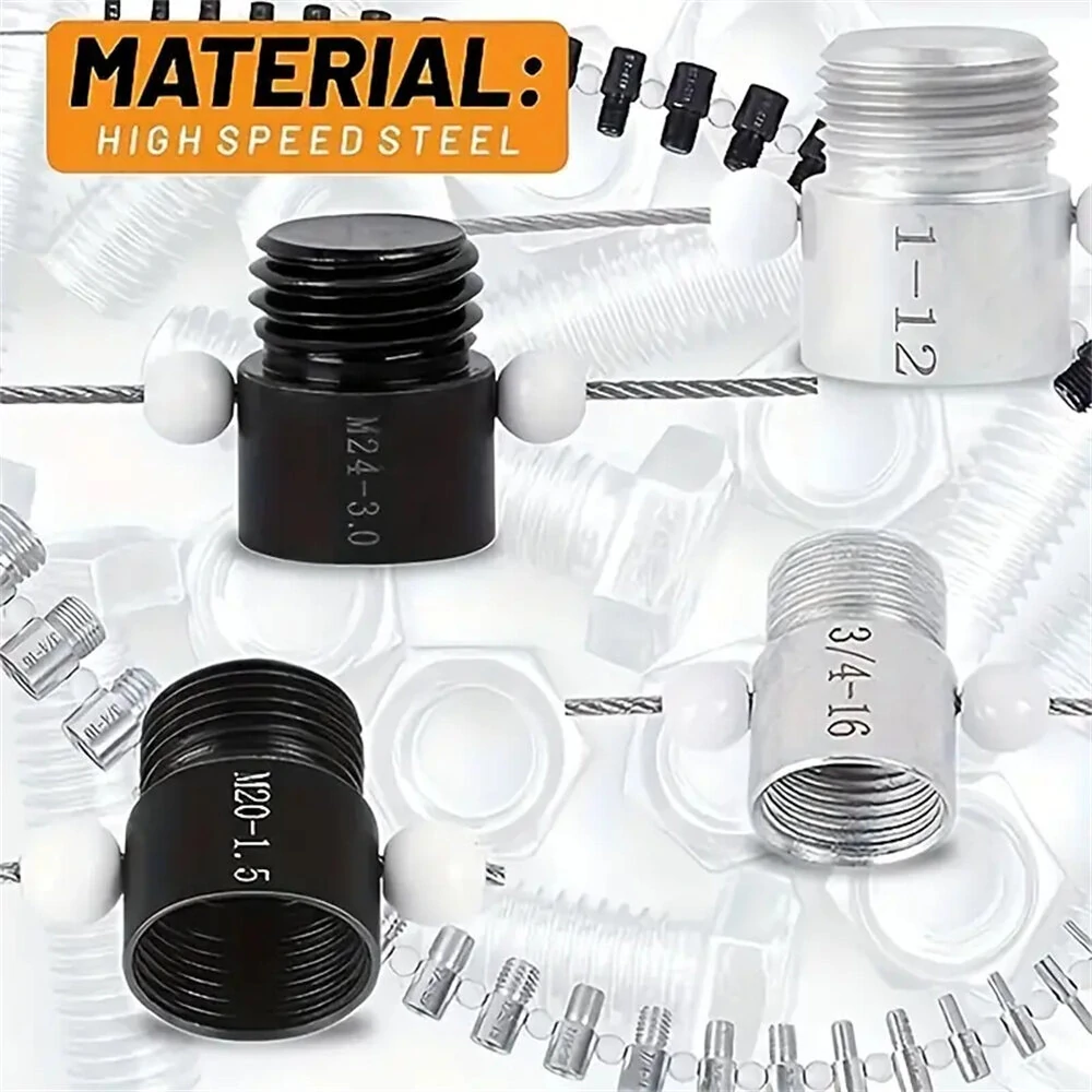 Nut & Bolt Thread Checker Inch & Metric 26 Male/Female Gauges Stainless Steel 14 Inch & 12 Metric Thread Checker — view 2
