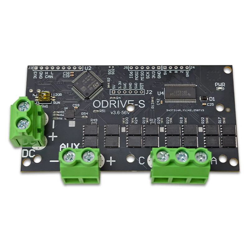 ODrive S V3.6 FOC BLDC Motor Controller 60A Support CAN PWM Pulse Encoder TLE5012B AS5047 AMT10X MT6816 ARM Cortex M4 — image 1