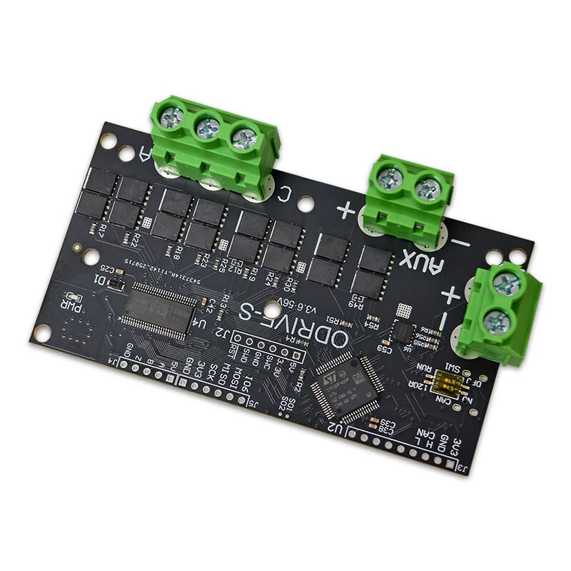 ODrive S V3.6 FOC BLDC Motor Controller 60A Support CAN PWM Pulse Encoder TLE5012B AS5047 AMT10X MT6816 ARM Cortex M4 — view 3