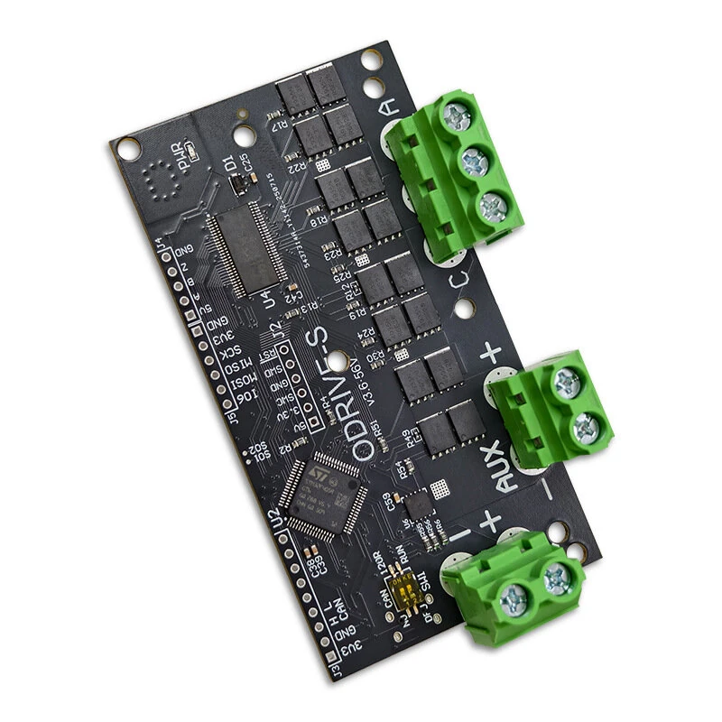 ODrive S V3.6 FOC BLDC Motor Controller 60A Support CAN PWM Pulse Encoder TLE5012B AS5047 AMT10X MT6816 ARM Cortex M4 — view 4
