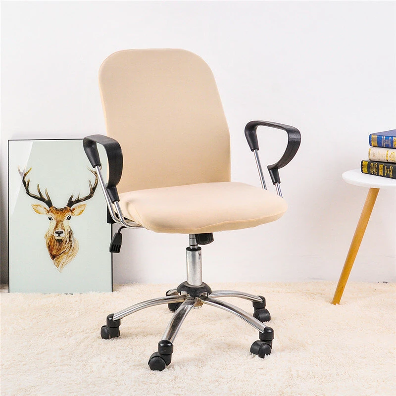 Office Chair Cover Elastic Computer Chair Cover Stretch Arm Chair Seat Cover — view 11