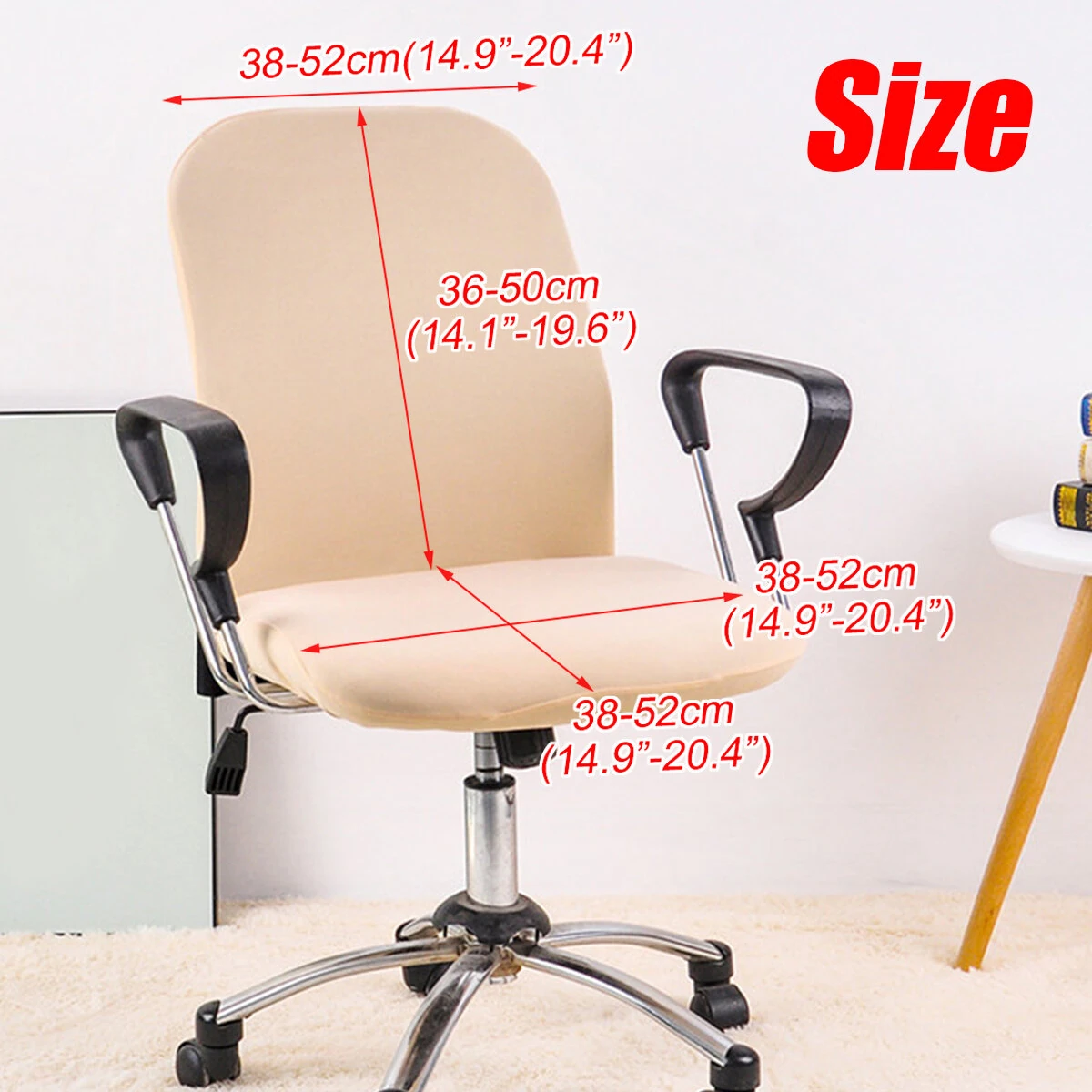 Office Chair Cover Elastic Computer Chair Cover Stretch Arm Chair Seat Cover — view 5