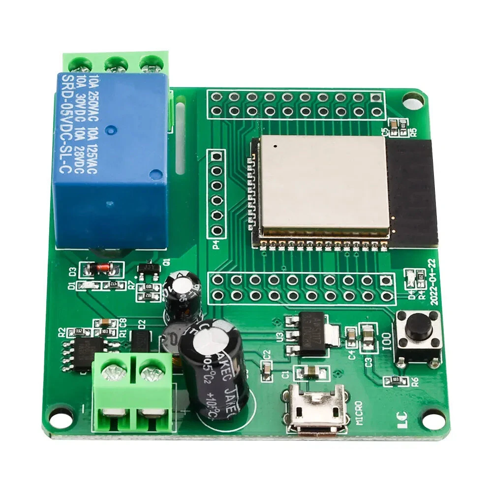 One Channel Relay ESP32-WROOM Development Board Single Relay Module DC 7-60V Power Supply for Home Appliance Accessories — view 5
