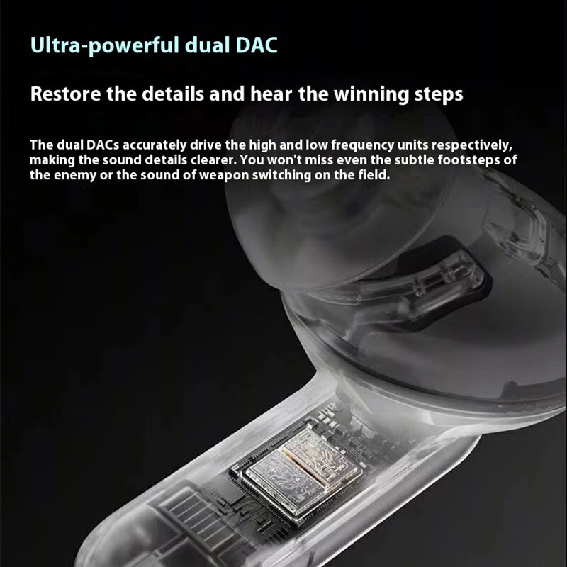 OnePlus Buds 4 TWS ANC Earbuds Wireless bluetooth 5.4 Earphone 55dB Depth Noise Cancelling 3-Mic AI Call Noise Reduction Hi-Res Dual Drivers Dual DAC 45H Playback Low Delay In-ear Sports Headphones — view 7