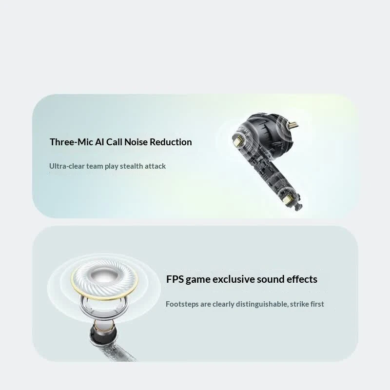 OnePlus Buds Ace3 TWS bluetooth V6.0 Earbuds ANC Wireless Earphone -55dB Depth Active Noise Cancelling 3-Mic AI Call Noise Reduction 12mm Large Dynamic Drivers Low Delay Smart AI Translation In-ear Sports Headphones — view 4