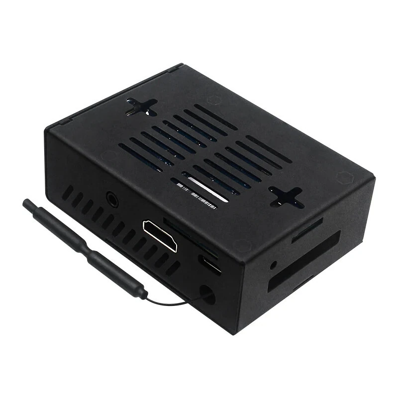 Orange Pi 3B Case Metal Shell with Fan Optional Antenna Aluminum Heatink Active Passive Heat Dissipation No Development Board — view 3