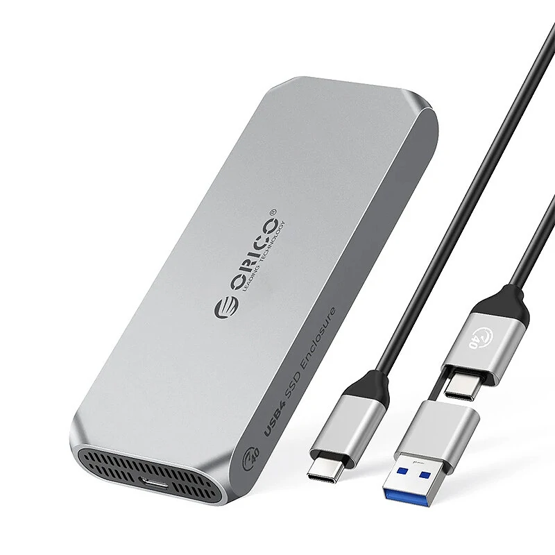 ORICO 8TB USB4 40Gbps Enclosure with Cooling Fan PCIe4.0 NVME Enclosure Aluminum Compatible Thunderbolt 3/4 for Mac PC Computer — Orico