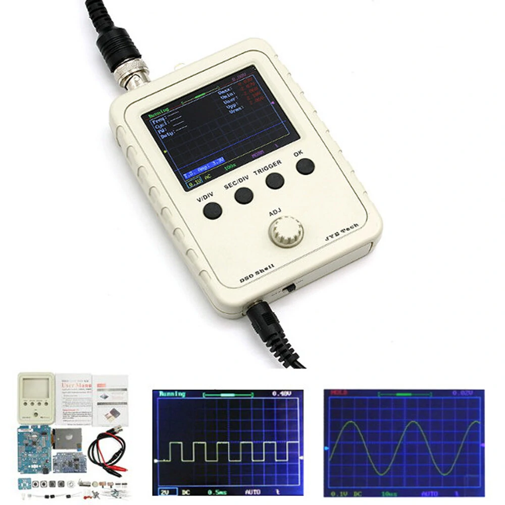 Original JYETech DSO-SHELL DSO150 15001K DIY Digital Oscilloscope Unassembled Kit With Housing — view 2