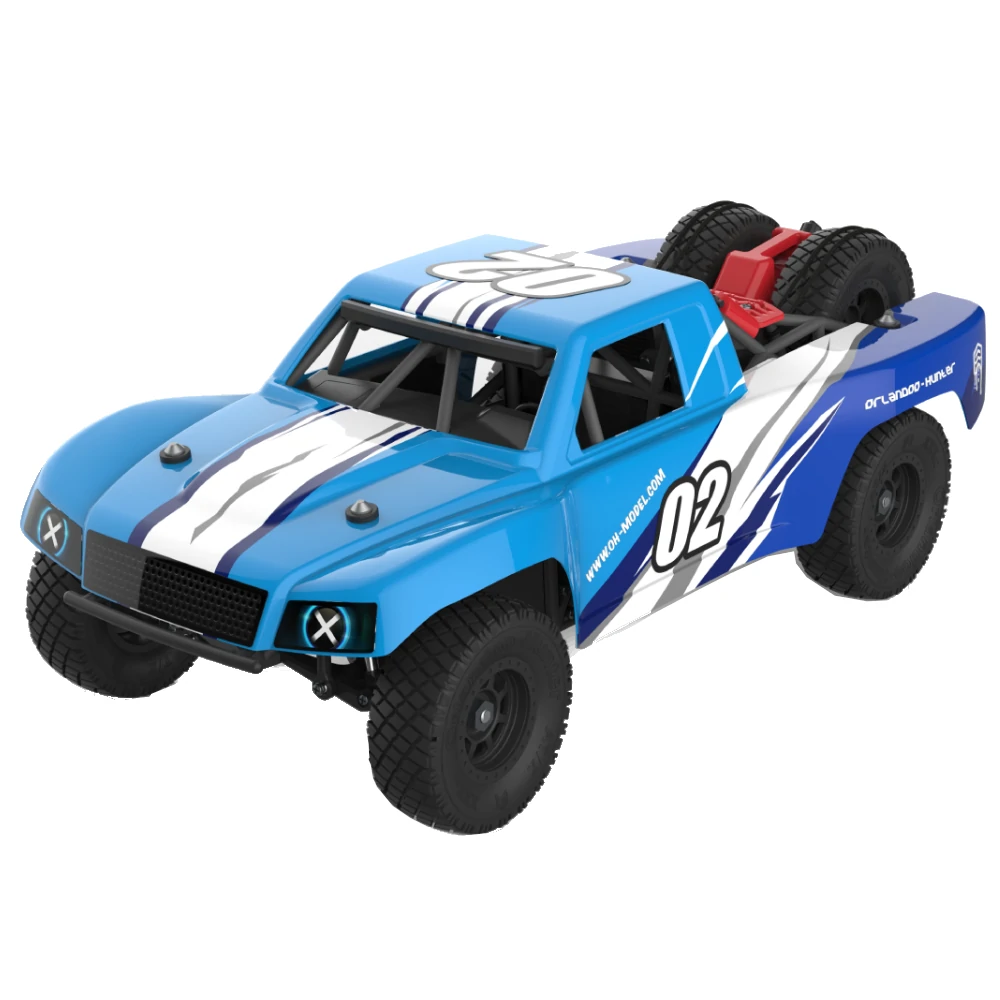 Orlandoo Hunter OH32X02 1/32 RWD Mini Truck RC Car Rear Drive SUV Unassembled DIY Parts Pipe Micro Roll Cage Trophy Movable Off-road Climbing Toys Remote Control Vehicles Models