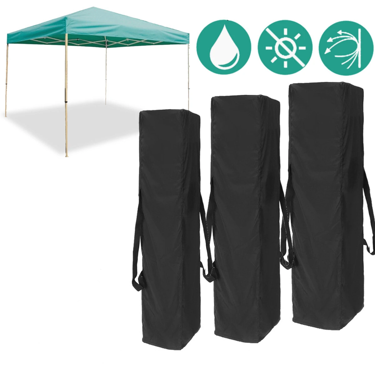 Outdoor Camping Gazebo Carry Bag Portable Waterproof Sunscreen Canopy Tent Storage Bag — view 9