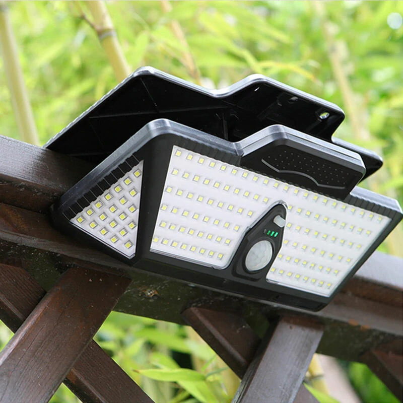 Outdoor Solar Pathway Waterproof Clip-on Outdoor Camping Light Motion Sensor Lamp Fence Deck Tent Garage Solar Garden Light — view 6