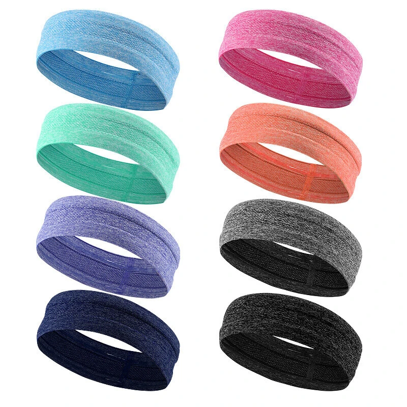 Outdoor Sports Headband Portable Fitness Hair Bands Man Woman Hair Wrap Brace Elastic Cycling Yoga Running Exercising Sweatband — view 2