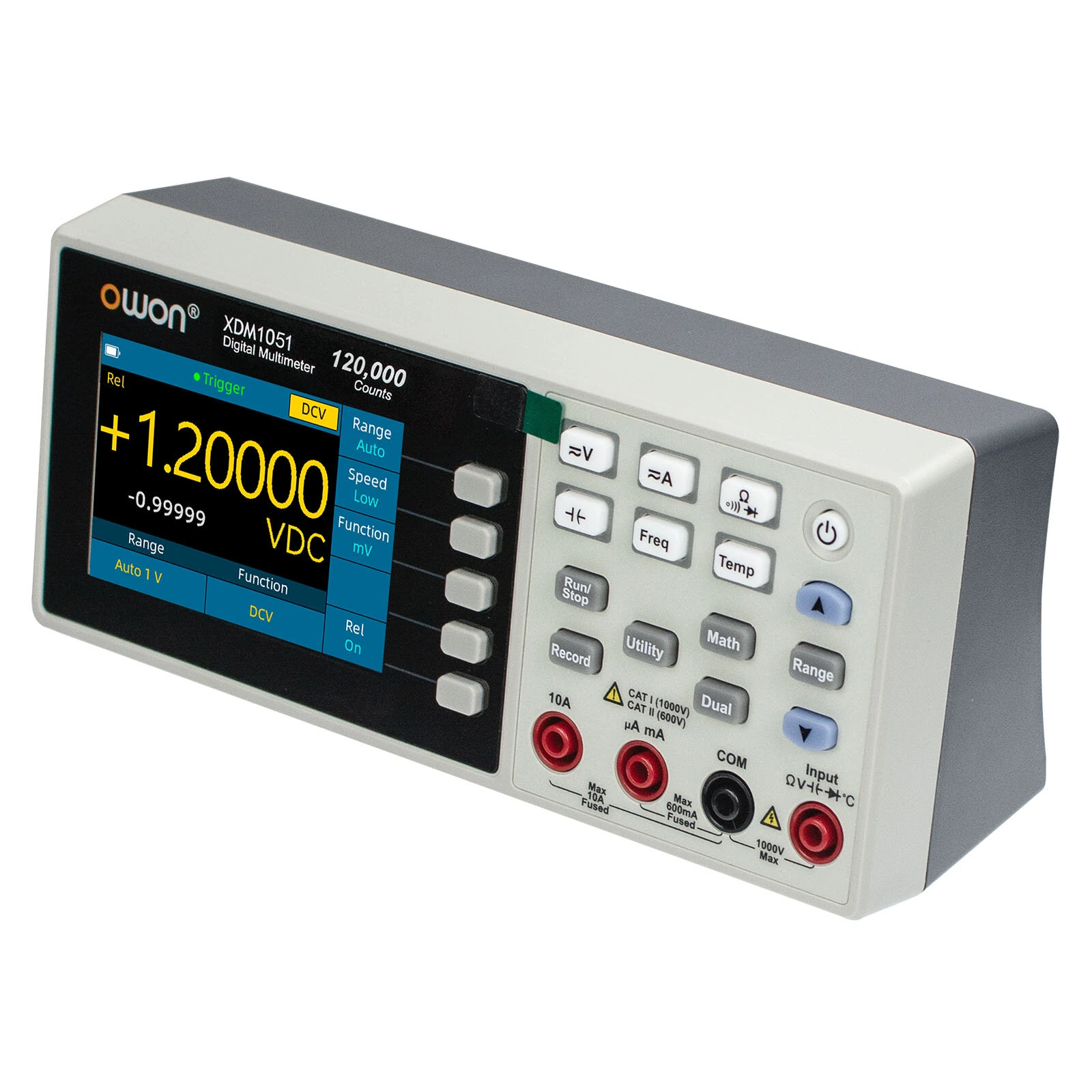 OWON XDM1051 XDM1251 Portable Benchtop Digital Multimeter 5 1/2-Digit 120000 Counts High Precision DMM True RMS Data Logger — OWON