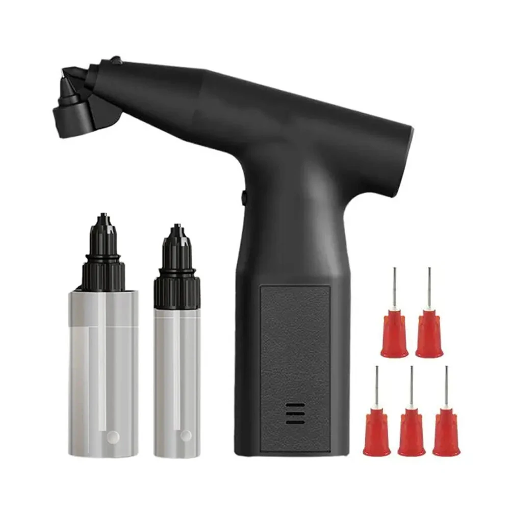 P-01/P-02 Electric Spray Gun Kit 1/3-Speed 0.3/0.5mm Nozzles 24ML/60ML PA Bottles 0.04MPa 7L/8L Airflow Rechargeable Cordless — image 1