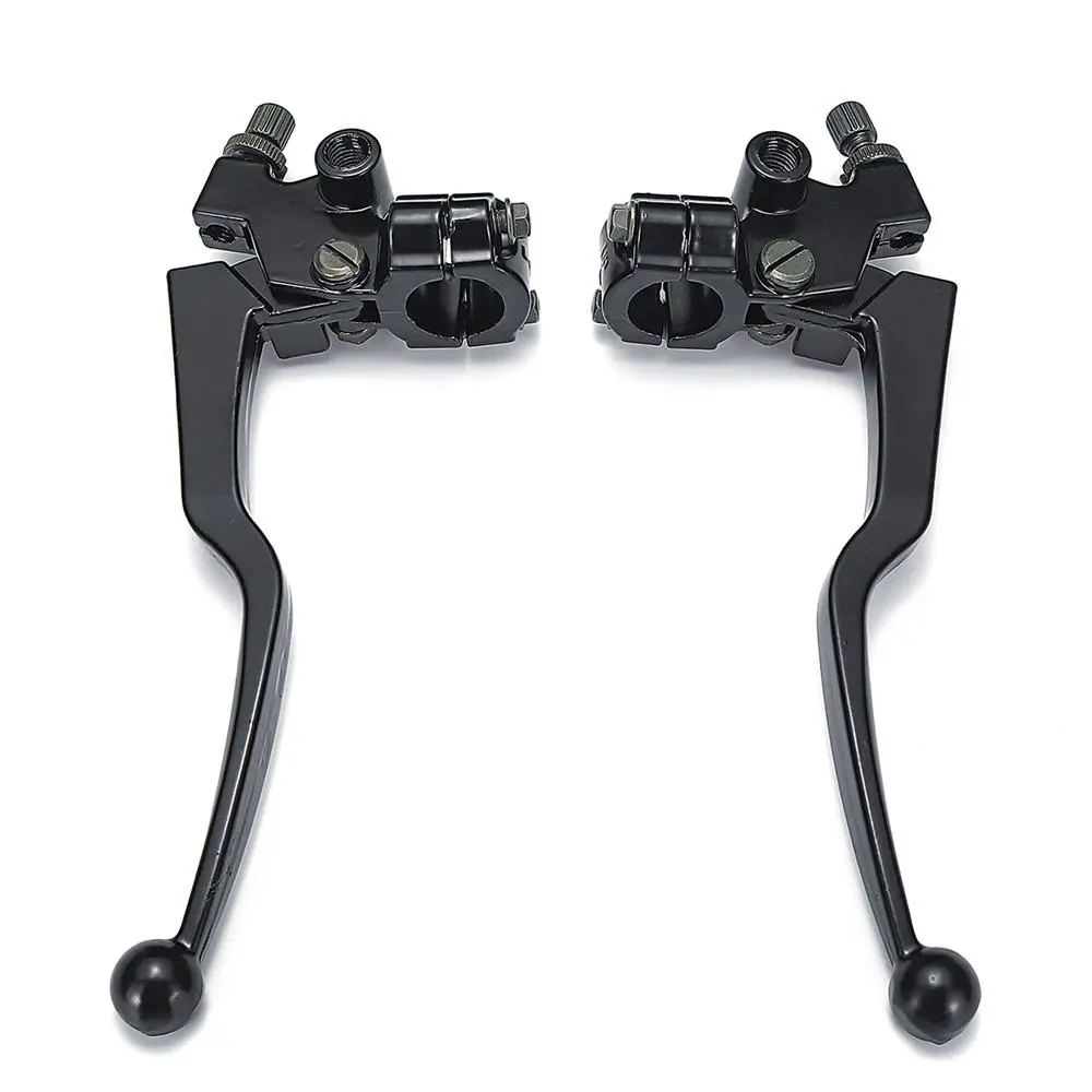 Pair Black Aluminum Motorcycle Brake & Clutch Lever For Honda CG 125 Cable Front Brake — view 3