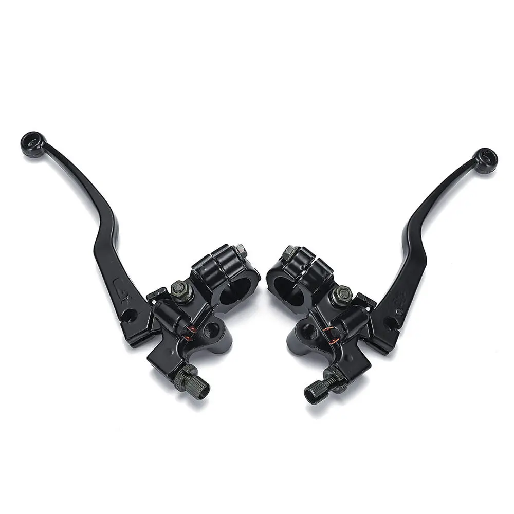 Pair Black Aluminum Motorcycle Brake & Clutch Lever For Honda CG 125 Cable Front Brake — view 5