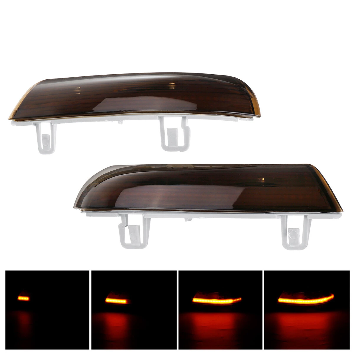 Pair Dynamic LED Turn Signal Light Mirror Indicator Lights Amber for VW Golf 5 J — Pricio
