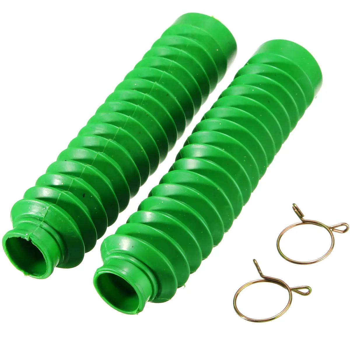 Pair Motorcycle Rubber Front Fork Cover Protector Gaiters Boot Gaitor 4 Colors — view 5