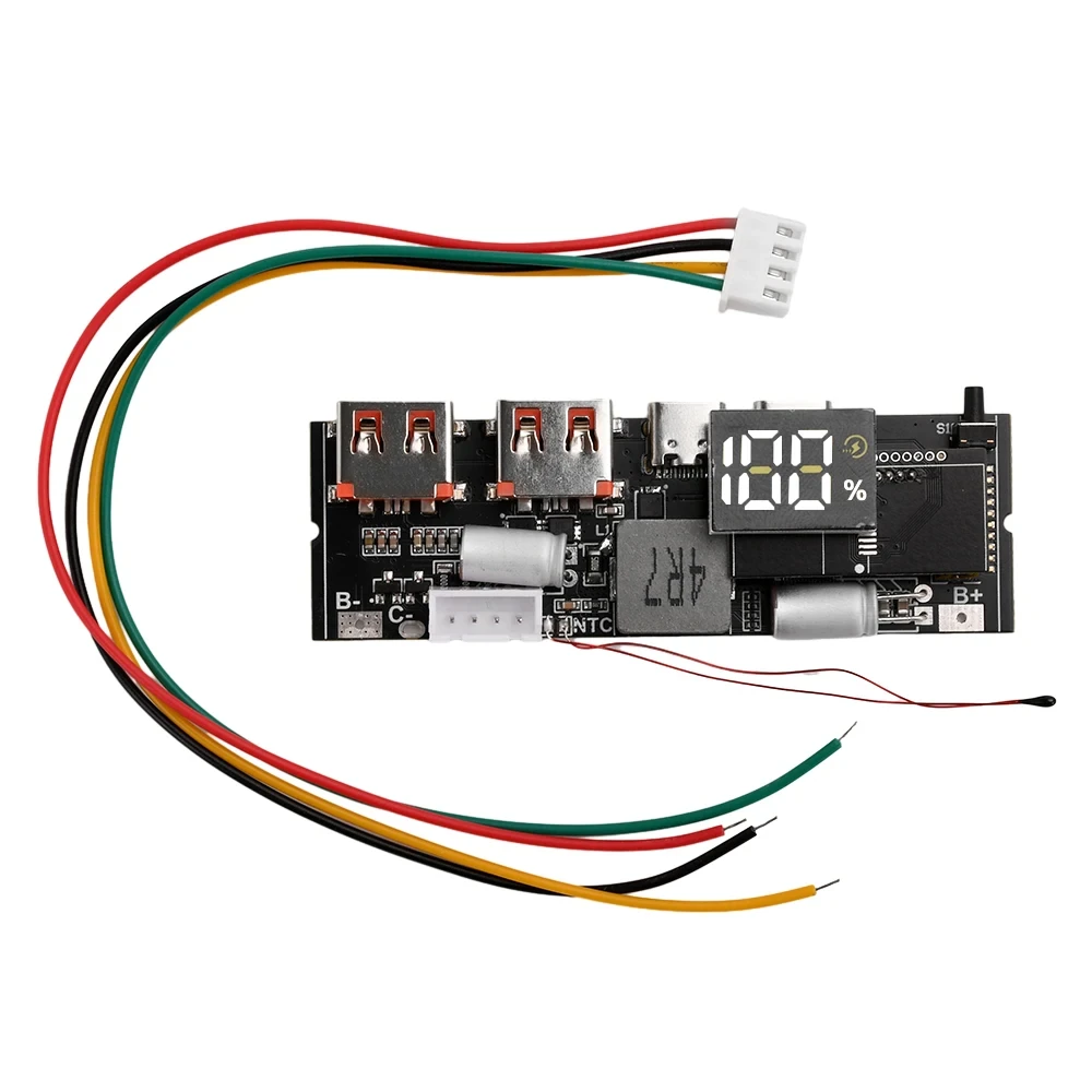 PD 65W 100W Fast Charging Module Mobile Power Supply Board Dual Way Charge 6-Port QC PD PPS SCP VOOC USB Type-C Solar Panel Compatible — view 11