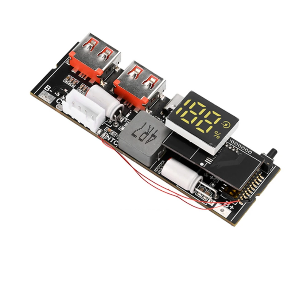PD 65W 100W Fast Charging Module Mobile Power Supply Board Dual Way Charge 6-Port QC PD PPS SCP VOOC USB Type-C Solar Panel Compatible — view 2