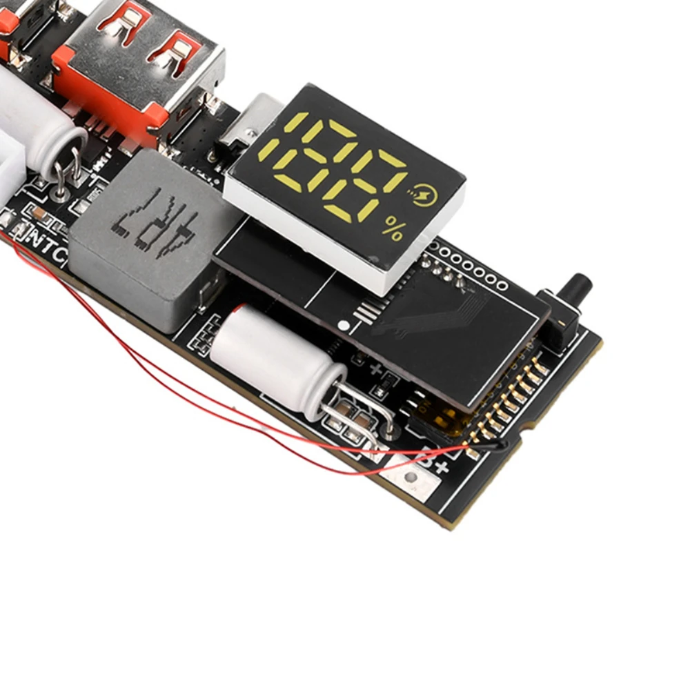 PD 65W 100W Fast Charging Module Mobile Power Supply Board Dual Way Charge 6-Port QC PD PPS SCP VOOC USB Type-C Solar Panel Compatible — view 3