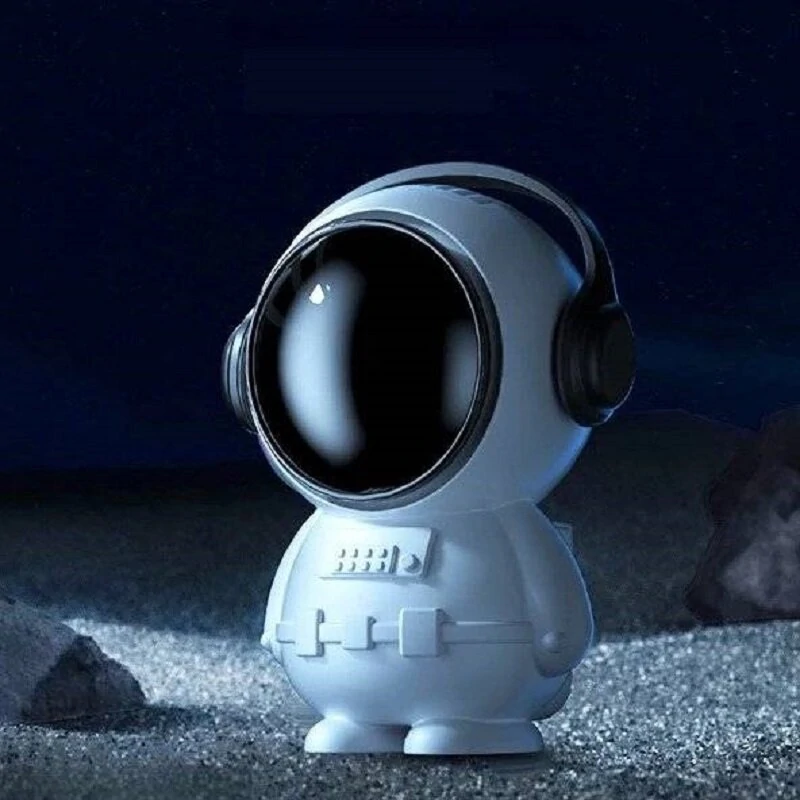 Personal Mini Fan Astronaut Leafless Fan Cute Spaceman Ornament USB Rechargeable Quiet Handheld Fan Portable Cordless Fan for Travel Outdoor — image 1