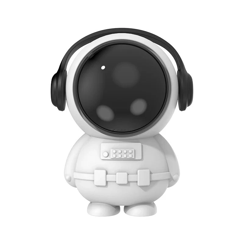 Personal Mini Fan Astronaut Leafless Fan Cute Spaceman Ornament USB Rechargeable Quiet Handheld Fan Portable Cordless Fan for Travel Outdoor — view 8