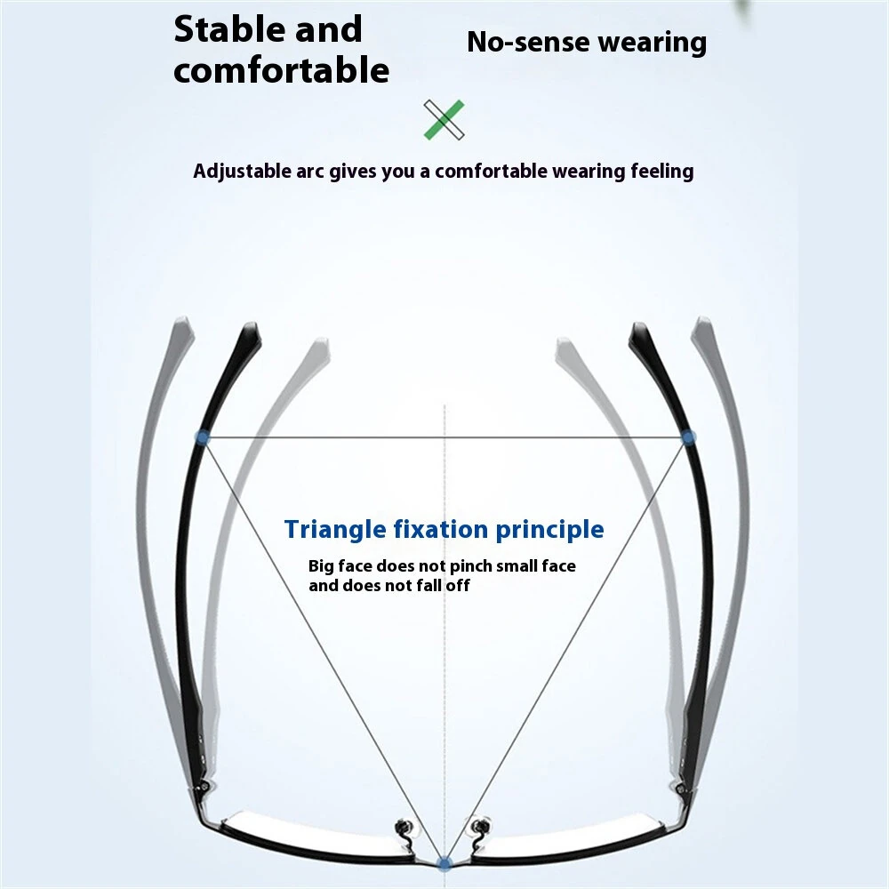 Photochromic Polarized Sunglasses UV400 Protection Anti-Glare Sun Glasses for Outdoor Driving Fishing with Case — view 3