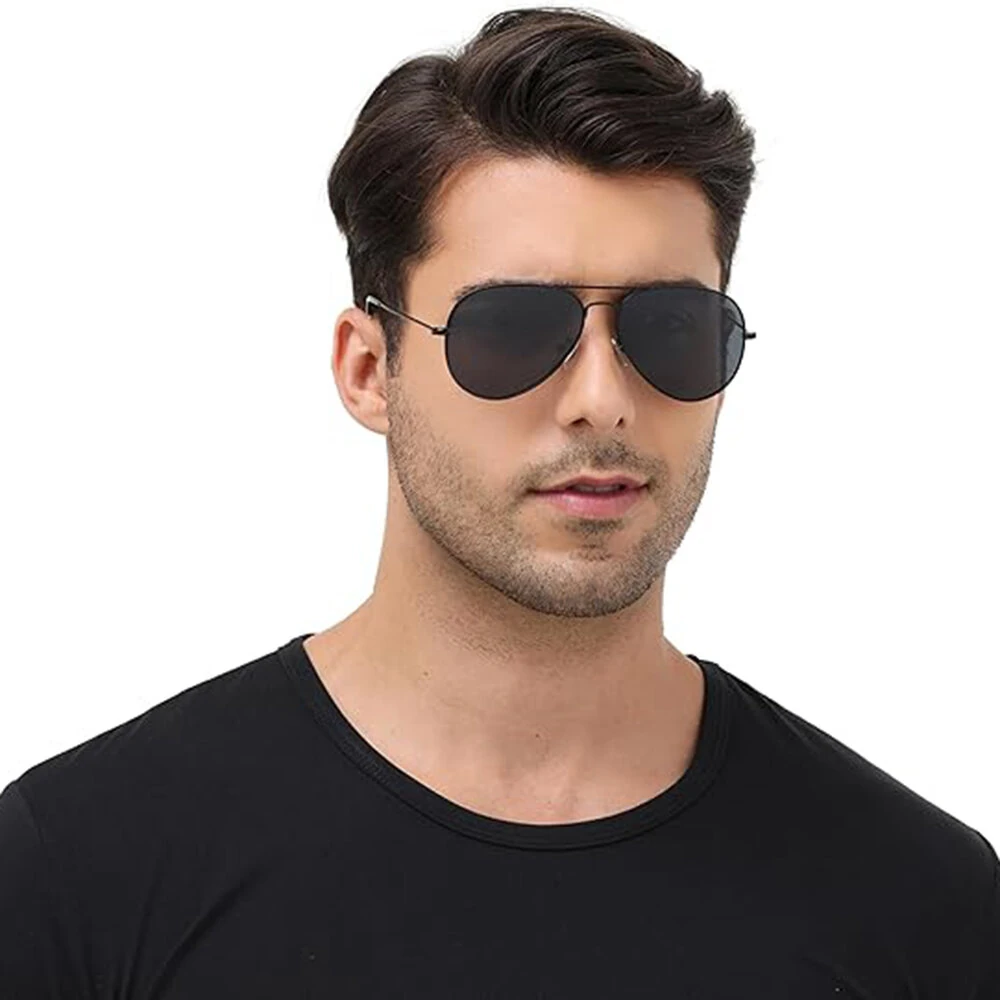 Photochromic Polarized Sunglasses UV400 Protection Anti-Glare Sun Glasses for Outdoor Driving Fishing with Case — view 5