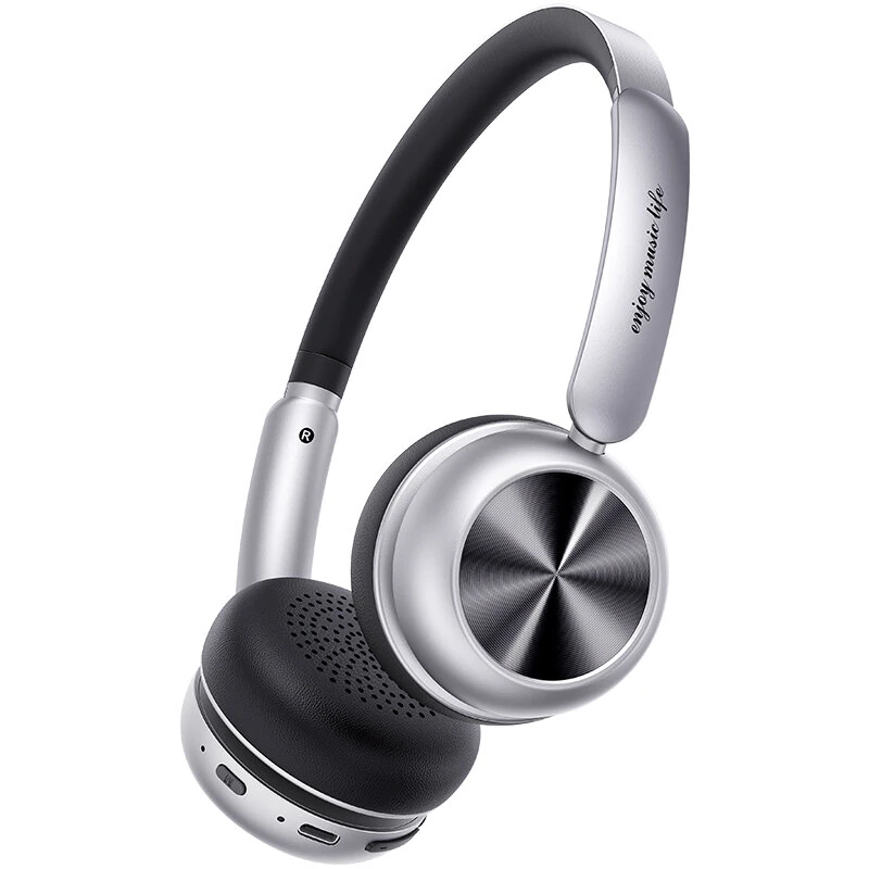 PICUN R2 Retro Headset Wireless bluetooth 5.4 Headphone 40mm Dynamic Driver AAC Audio 100H Playback Adjustable Headband Ergonomics Fashion Portable On-ear Headphones — view 2