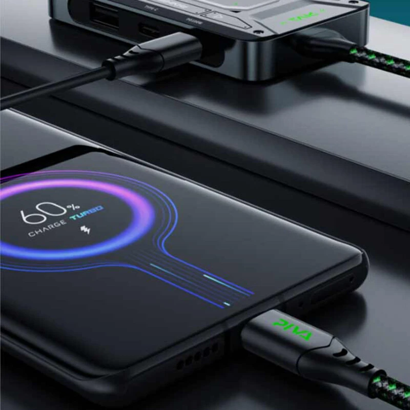Piva DS7 Pro 7-in-1 Docking Station USB Hub 4K60Hz HD PD100W Fast Charge Audio Bridge RJ45 1000Mbps USB3.1 for iPhone for iPad Pro Custom — view 6