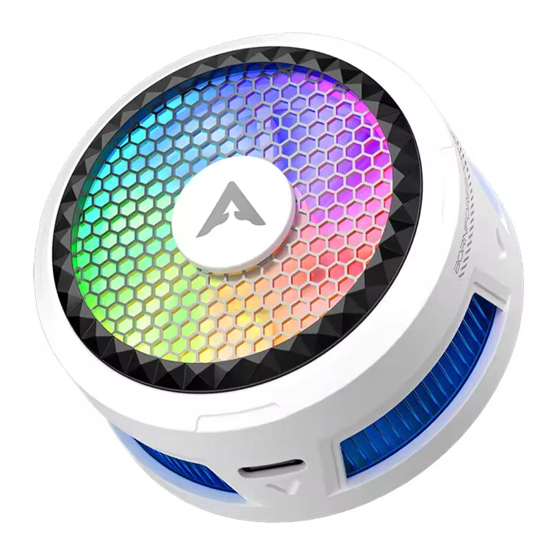 PIVA X30 Magnetic Phone Cooler 27W Semiconductor Suction Cooling 5500RPM Low Noise RGB Light for PUBG Gaming Phone Radiator — view 7