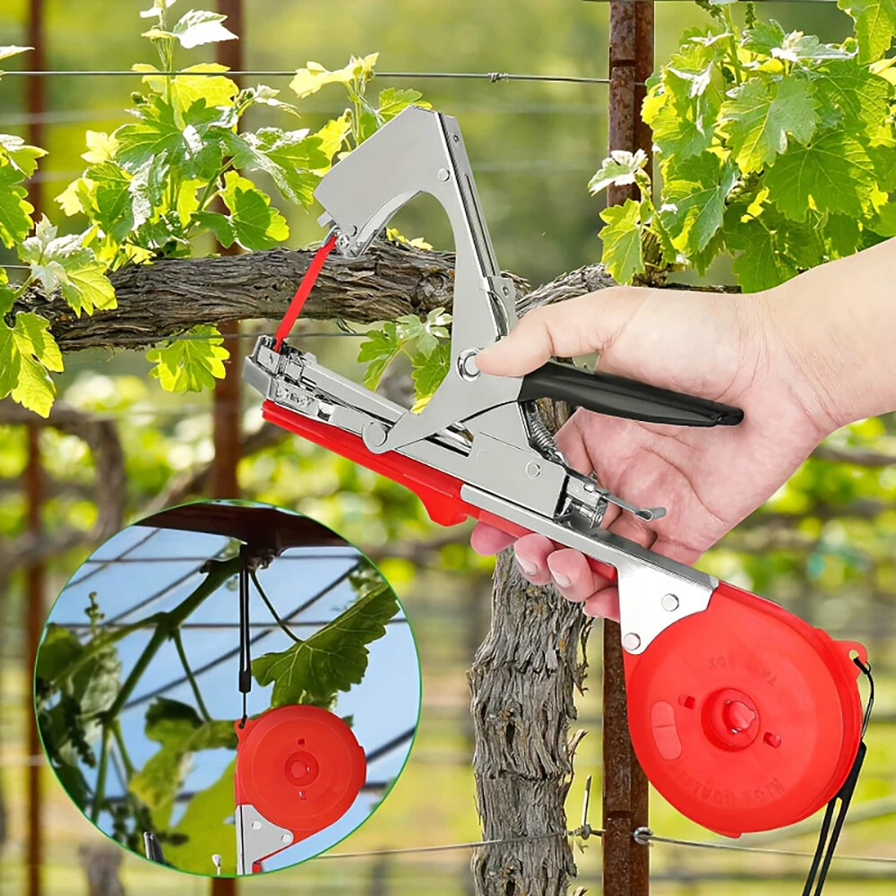 Plant Vine Binder Tape Machine Sets For Grapes Raspberries Tomatoes And Grape Vegetables With 20 Rolls Of Tape — view 11