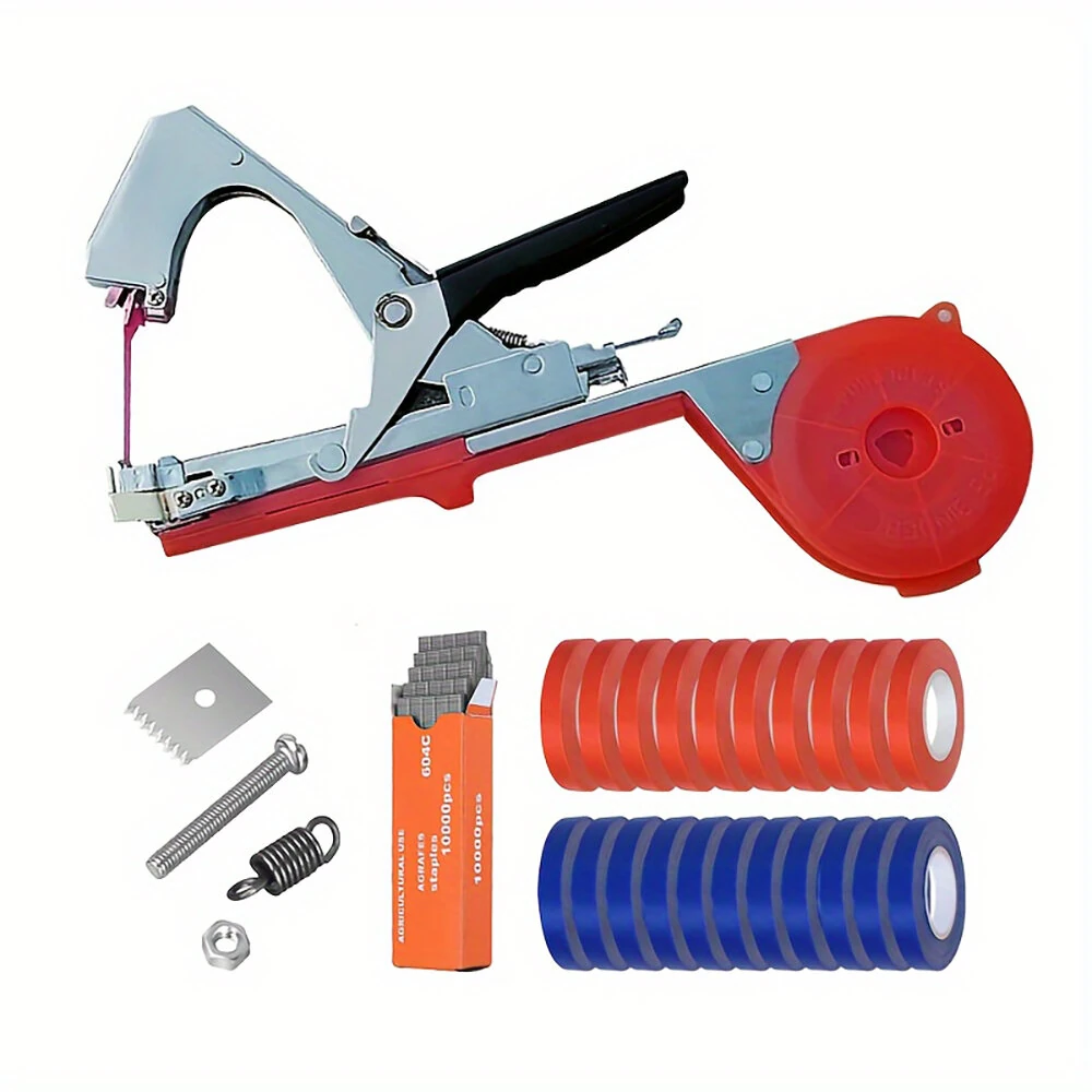 Plant Vine Binder Tape Machine Sets For Grapes Raspberries Tomatoes And Grape Vegetables With 20 Rolls Of Tape — view 3