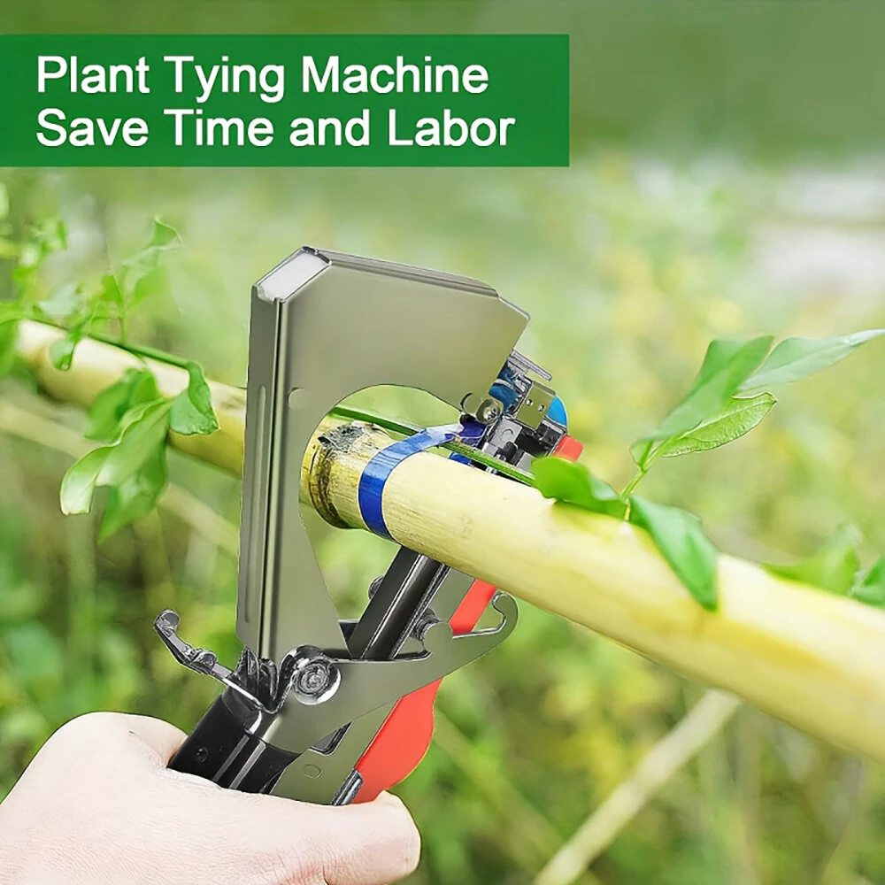 Plant Vine Binder Tape Machine Sets For Grapes Raspberries Tomatoes And Grape Vegetables With 20 Rolls Of Tape — view 4