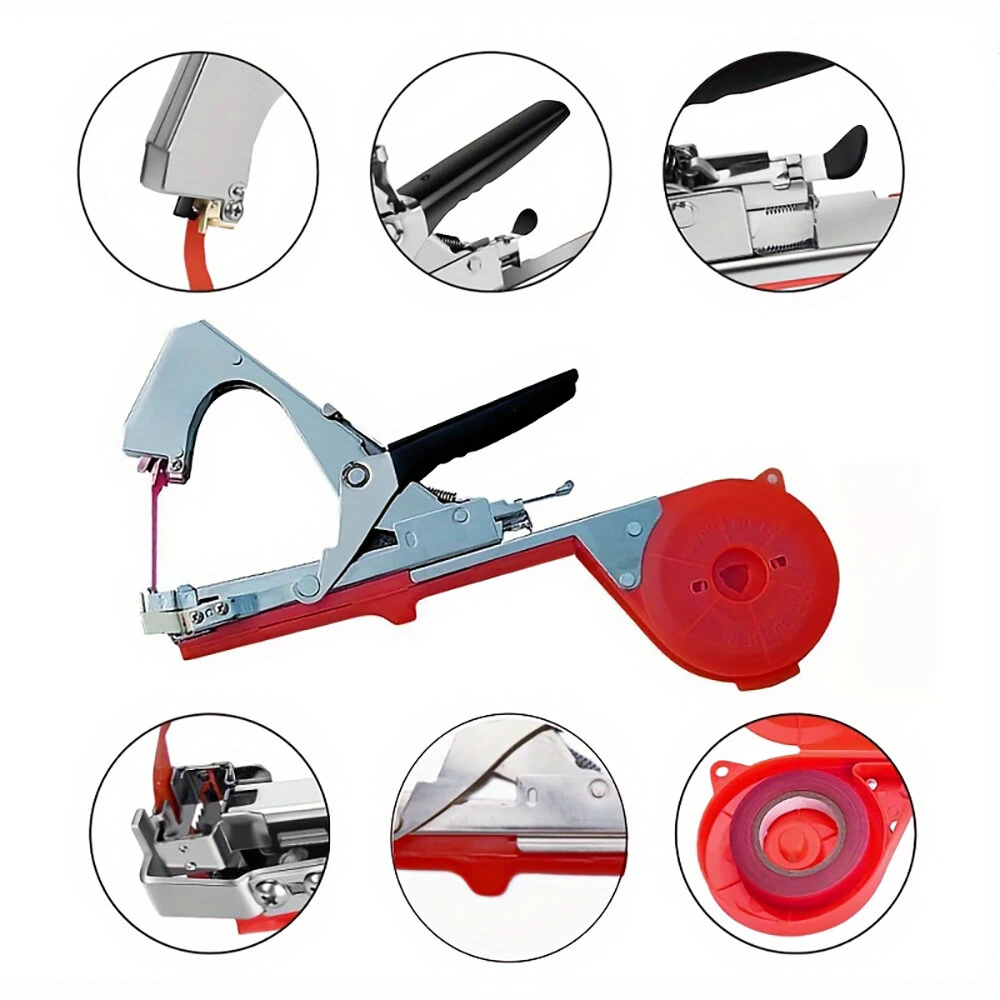 Plant Vine Binder Tape Machine Sets For Grapes Raspberries Tomatoes And Grape Vegetables With 20 Rolls Of Tape — view 8