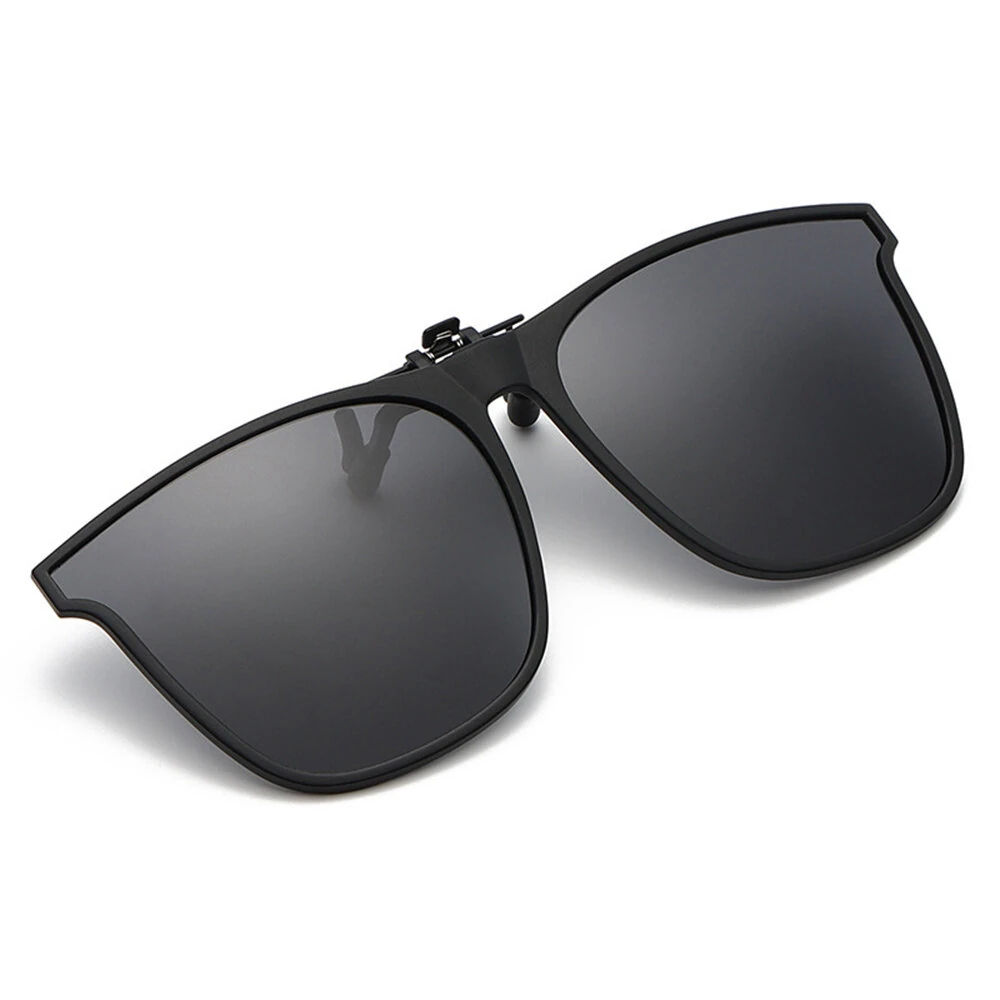 Polarized Clip-On HD Sunglasses Men Women UV400 Protection Car Driver Myopia Clip-On Sun Glasses for Outdoor Travel Fishing