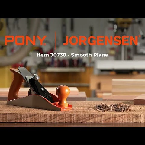 Pony Jorgensen No.4 Smooth Plane 10" Wood Planer Hand Planer for Woodworking Hand Plane Wood Plane Jack Plane for Trimming Wood Planing Craft Smoothing Plane with Ductile Iron Body Adjustable Cutting Depth — view 2