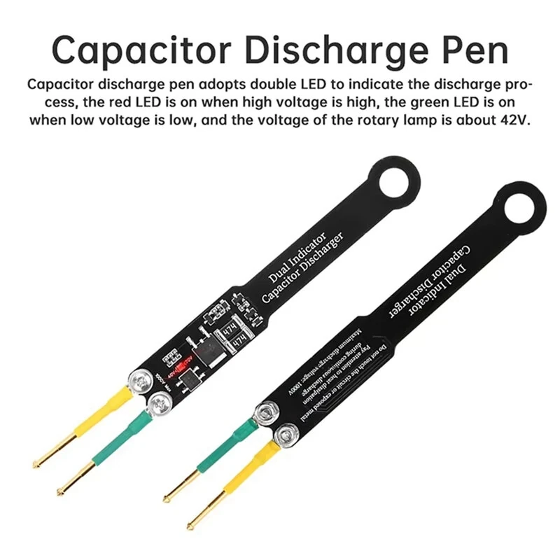 Portable Capacitor Discharge Pen AC/DC Switching Power Supply Repair Discharge Maintenance Anti-electric Shock Pen — view 2