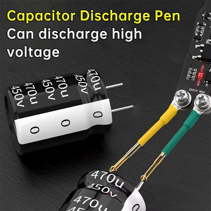 Portable Capacitor Discharge Pen AC/DC Switching Power Supply Repair Discharge Maintenance Anti-electric Shock Pen — view 3