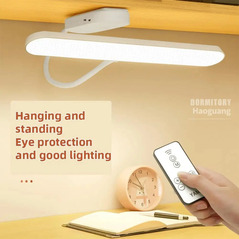 Portable Desk Lamp Reading Light 360 Degree Adjustable Dimming Eye Caring Bedroom Bedside Lamps LED Desk Lamp for Home Office — view 4
