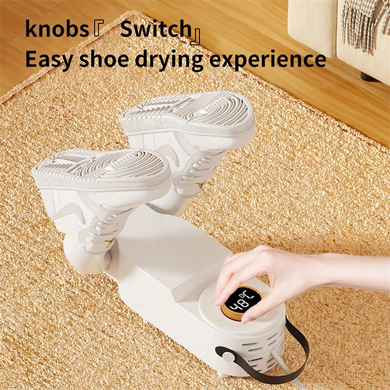Portable Electric Shoe Dryer with Timer and Handle Multi Functional Boot Dryer Constant Temperature and Fast Drying for Socks and Gloves Rainy Seasons — view 5